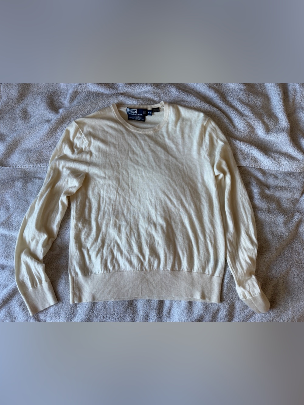 Polo by Ralph Lauren Soft Cream Crewneck Sweater